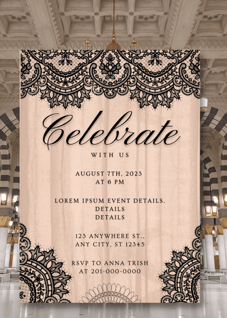 Modern, Elegant Special Event Invitation - Free Customization ...