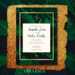 Green Tropical Invitations