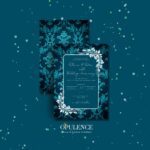 Teal Victorian Invitations