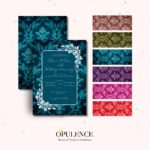 Teal Victorian Invitations With Multiple Color Options