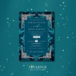 Teal & Silver Invitations