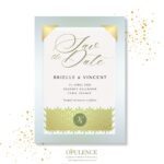 Elegant Sage Green Invitations