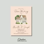 White House Housewarming Invitation Cards