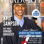 Graduation Invitation Magazine Cover Layout